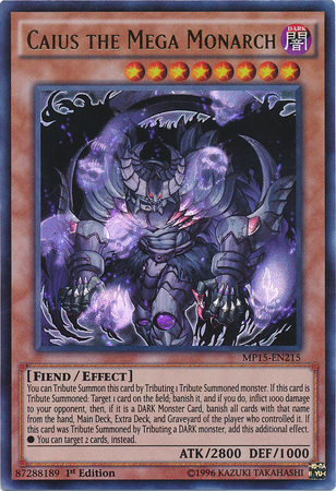Caius the Mega Monarch [MP15-EN215] Ultra Rare | Odin's Place