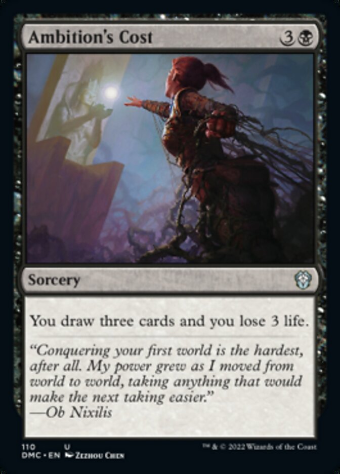Ambition's Cost [Dominaria United Commander] | Odin's Place