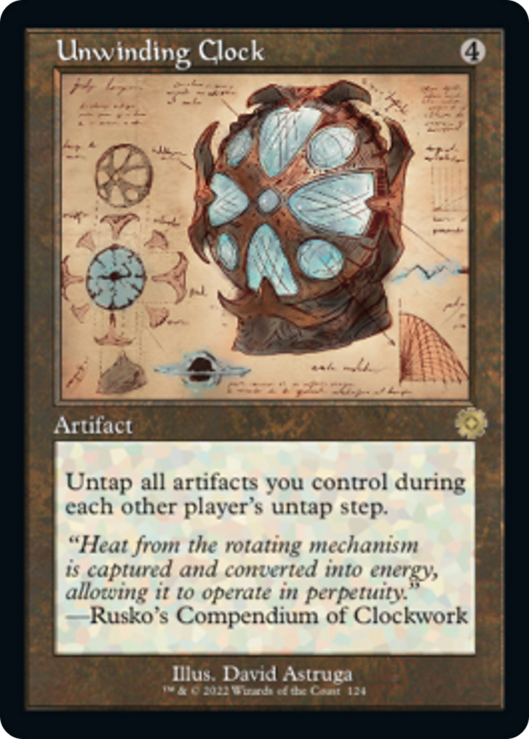 Unwinding Clock (Retro Schematic) [The Brothers' War Retro Artifacts] | Odin's Place