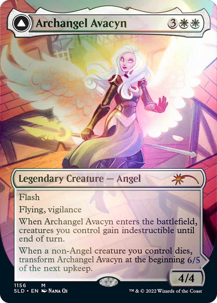 Archangel Avacyn // Avacyn, the Purifier (Borderless) [Secret Lair: From Cute to Brute] | Odin's Place