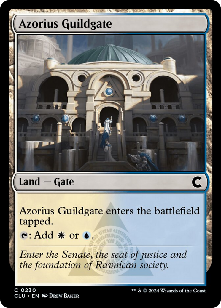Azorius Guildgate [Ravnica: Clue Edition] | Odin's Place
