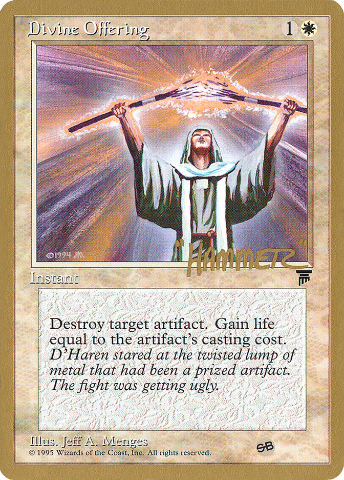 Divine Offering (Shawn "Hammer" Regnier) (SB) [Pro Tour Collector Set] | Odin's Place