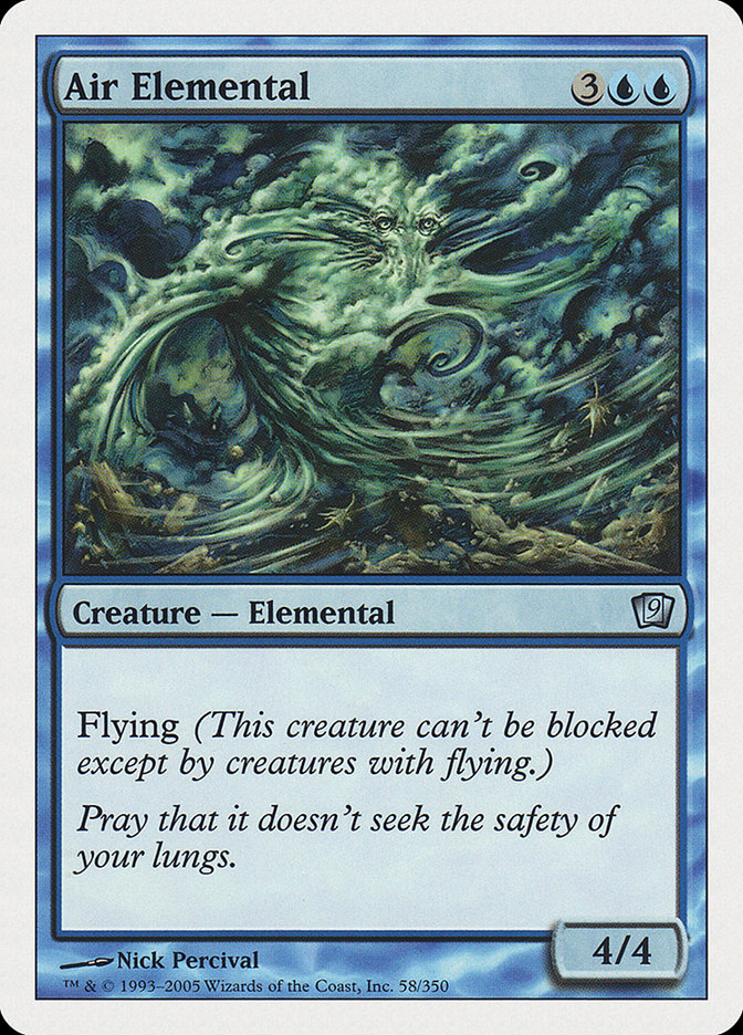 Air Elemental (58) [Ninth Edition] | Odin's Place