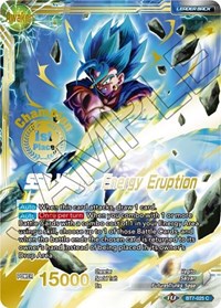 Son Goku & Vegeta // SSB Vegito, Energy Eruption (Championship Final 2019) (1st Place) (BT7-025_PR) [Tournament Promotion Cards] | Odin's Place