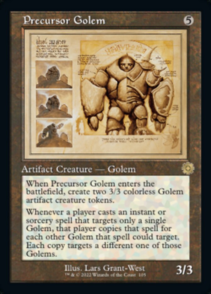 Precursor Golem (Retro Schematic) [The Brothers' War Retro Artifacts] | Odin's Place