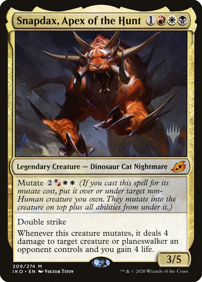 Snapdax, Apex of the Hunt (Promo Pack) [Ikoria: Lair of Behemoths Promos] | Odin's Place