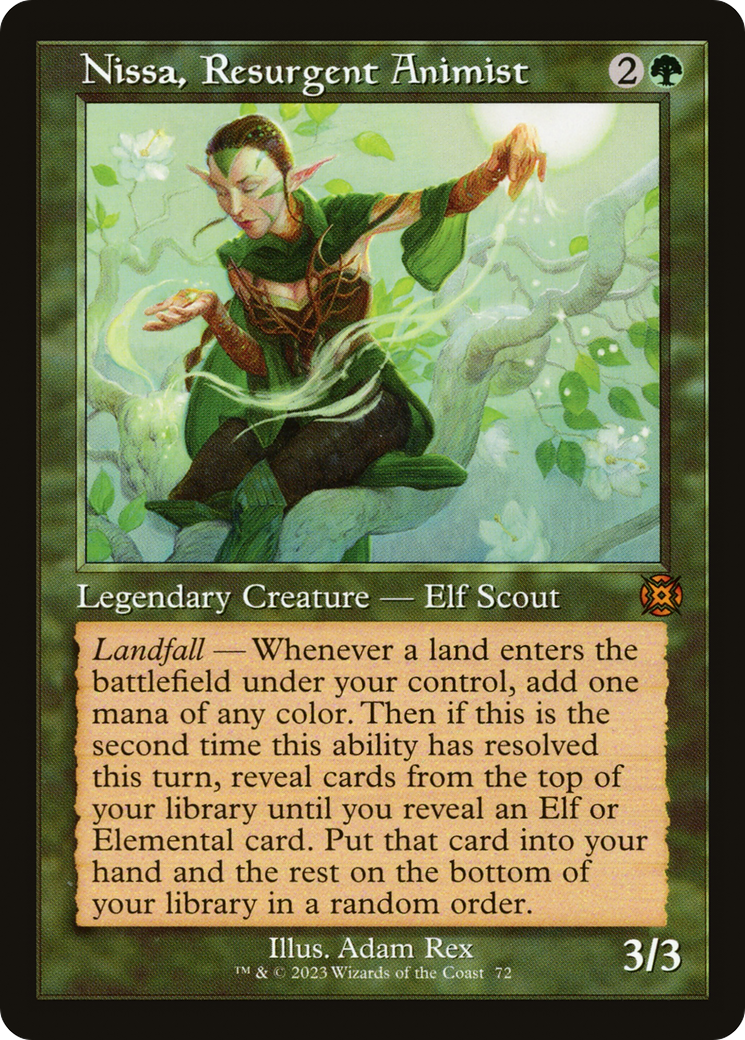 Nissa, Resurgent Animist (Retro) [March of the Machine: The Aftermath] | Odin's Place