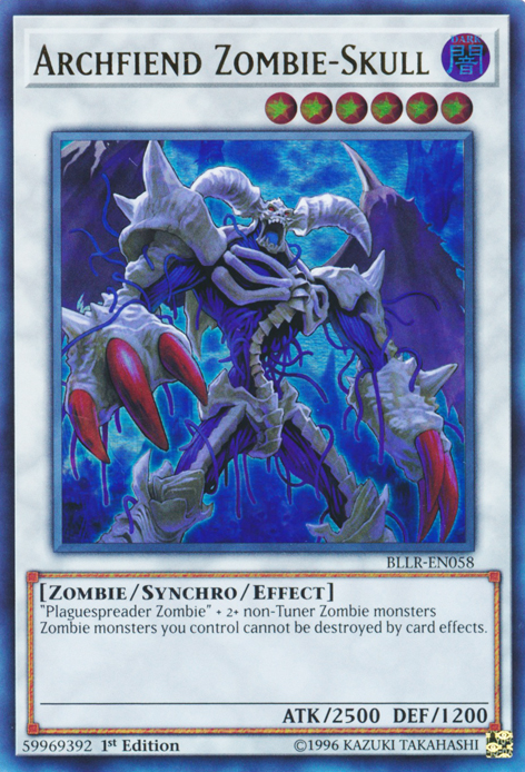 Archfiend Zombie-Skull [BLLR-EN058] Ultra Rare | Odin's Place