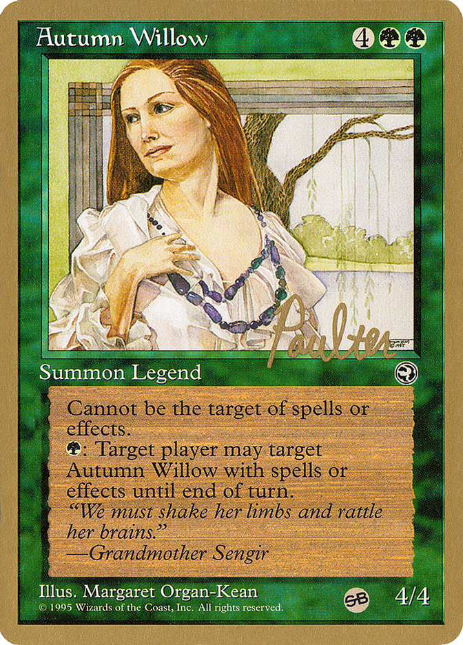 Autumn Willow (Preston Poulter) (SB) [Pro Tour Collector Set] | Odin's Place