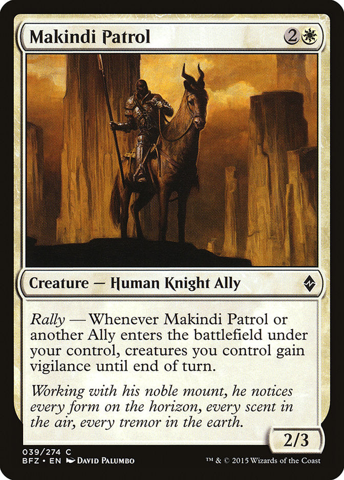 Makindi Patrol (39) [Battle for Zendikar] | Odin's Place