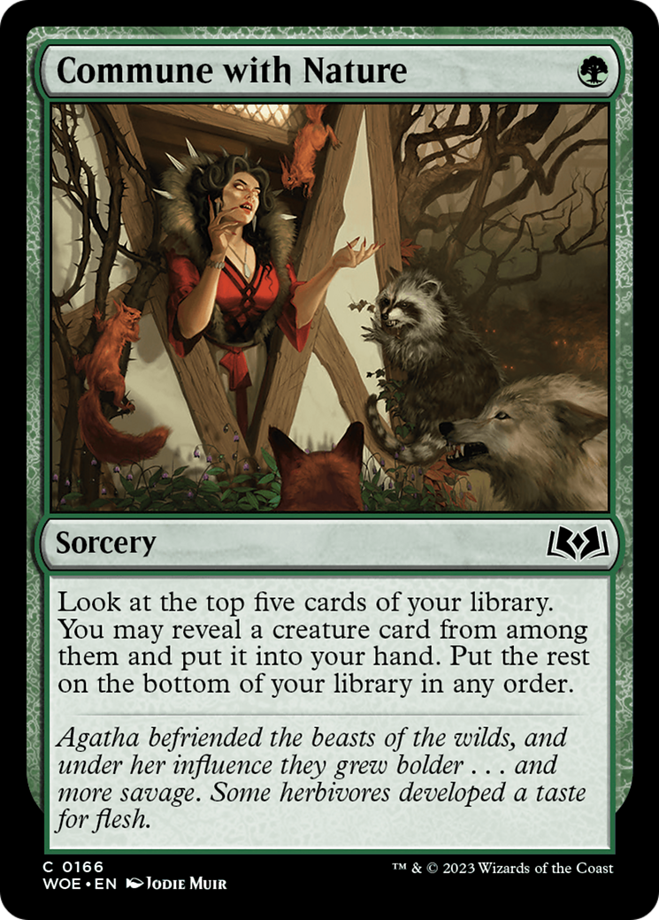 Commune with Nature [Wilds of Eldraine] | Odin's Place