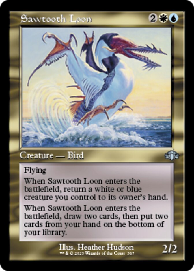 Sawtooth Loon (Retro) [Dominaria Remastered] | Odin's Place