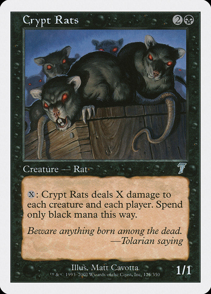 Crypt Rats (125) [Seventh Edition] | Odin's Place