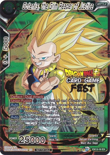 Gotenks, the Grim Reaper of Justice (Card Game Fest 2022) (EX13-16) [Tournament Promotion Cards] | Odin's Place