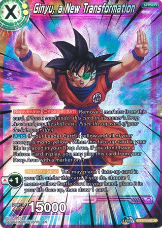Ginyu, a New Transformation (BT12-088) [Vicious Rejuvenation] | Odin's Place