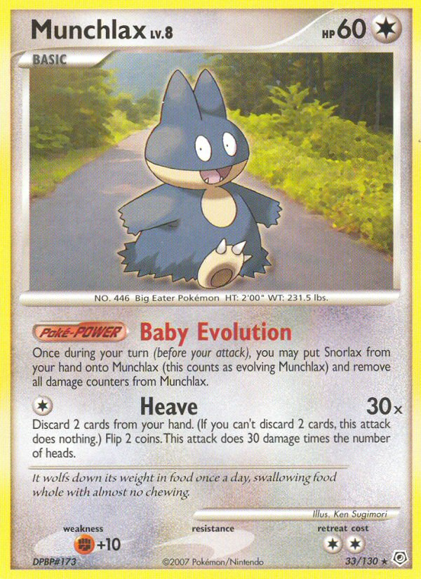 Munchlax (33/130) [Diamond & Pearl: Base Set] | Odin's Place