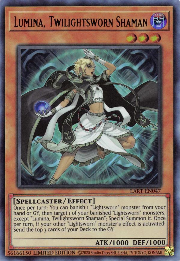 Lumina, Twilightsworn Shaman [LART-EN047] Ultra Rare | Odin's Place