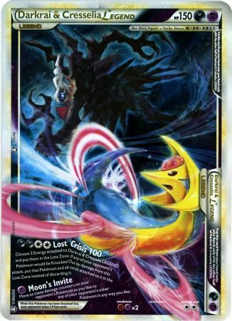 Darkrai & Cresselia LEGEND (99/102) (Jumbo Card) [HeartGold & SoulSilver: Triumphant] | Odin's Place