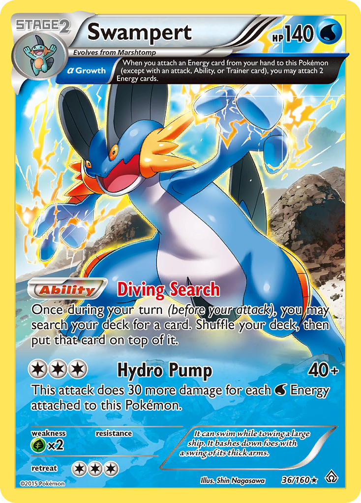Swampert (36/160) [XY: Primal Clash] | Odin's Place