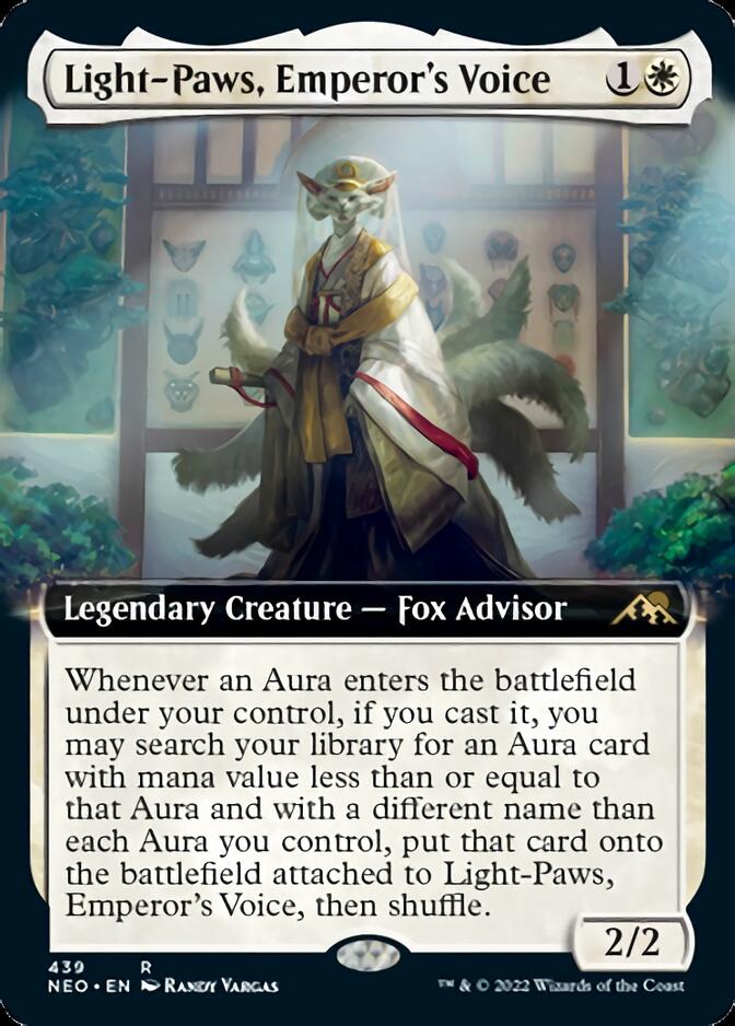 Light-Paws, Emperor's Voice (Extended Art) [Kamigawa: Neon Dynasty] | Odin's Place