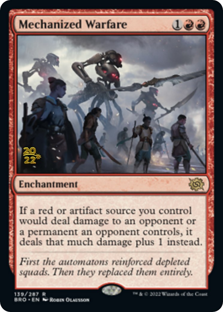 Mechanized Warfare [The Brothers' War Prerelease Promos] | Odin's Place