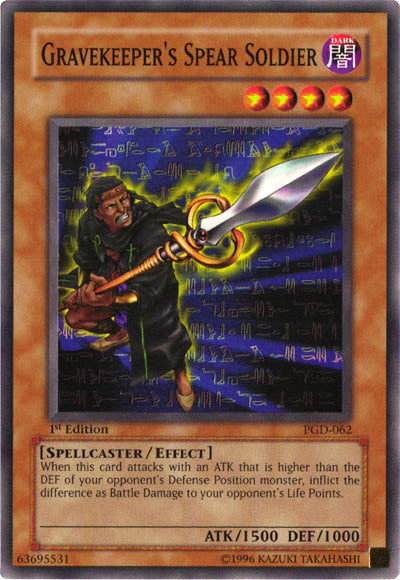 Gravekeeper's Spear Soldier [PGD-062] Common | Odin's Place