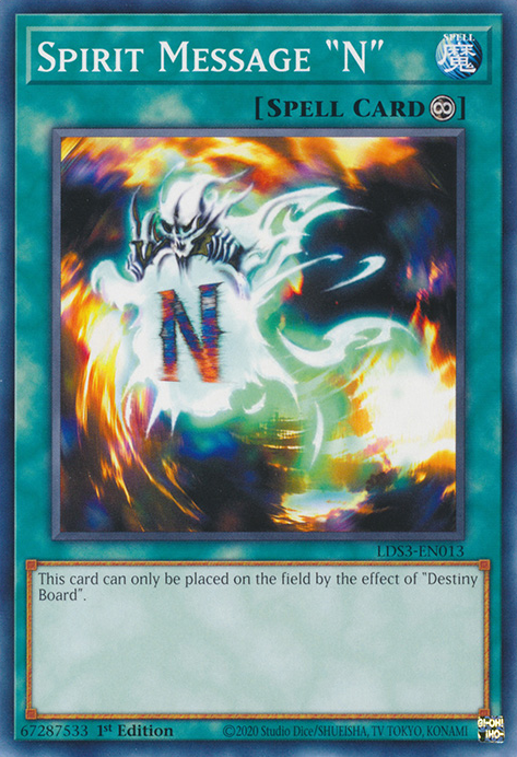 Spirit Message N [LDS3-EN013] Common | Odin's Place
