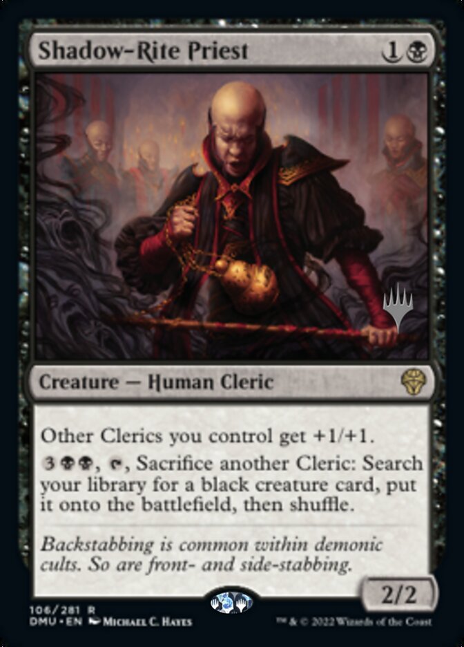 Shadow-Rite Priest (Promo Pack) [Dominaria United Promos] | Odin's Place