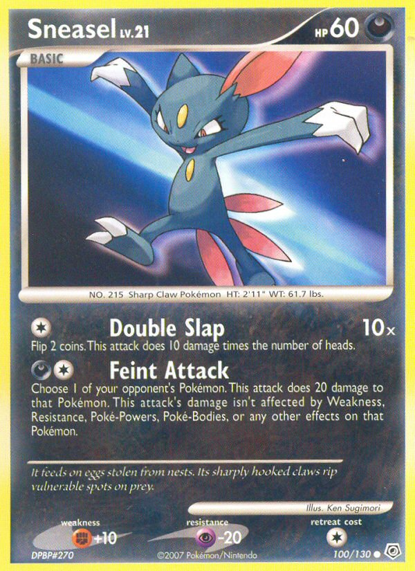 Sneasel (100/130) [Diamond & Pearl: Base Set] | Odin's Place