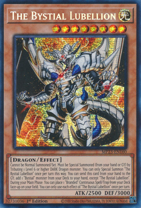 The Bystial Lubellion [MP23-EN160] Prismatic Secret Rare | Odin's Place