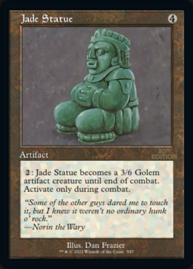 Jade Statue (Retro) [30th Anniversary Edition] | Odin's Place