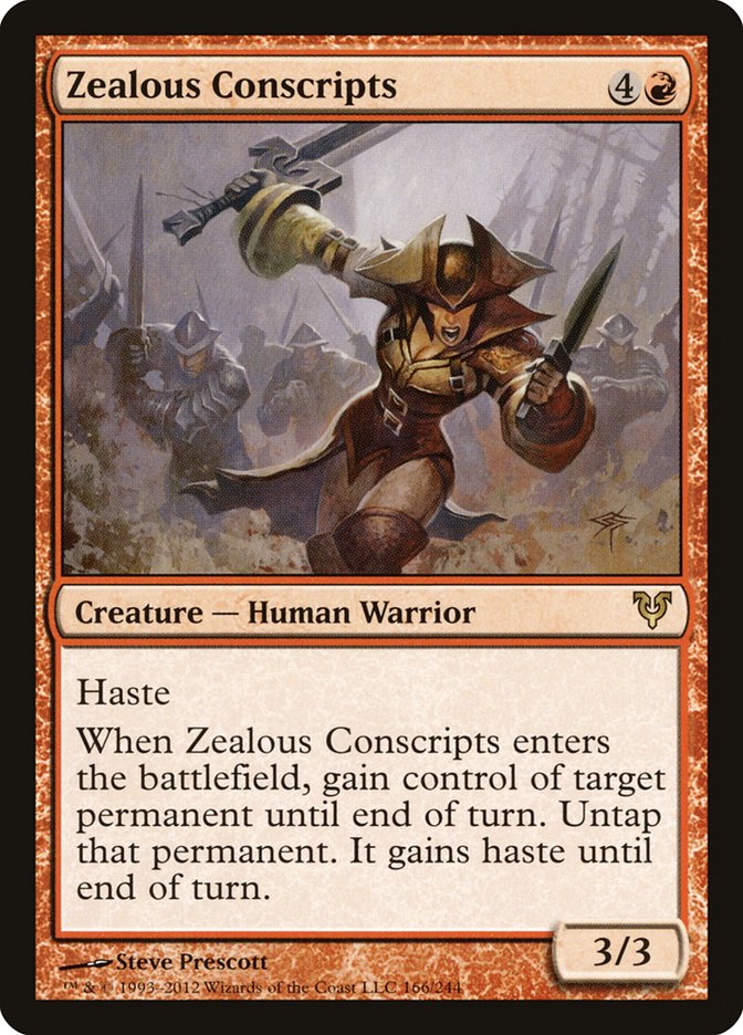 Zealous Conscripts (166) [Avacyn Restored] | Odin's Place
