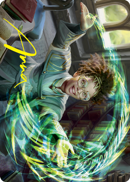 Eureka Moment Art Card (Gold-Stamped Signature) [Strixhaven: School of Mages Art Series] | Odin's Place