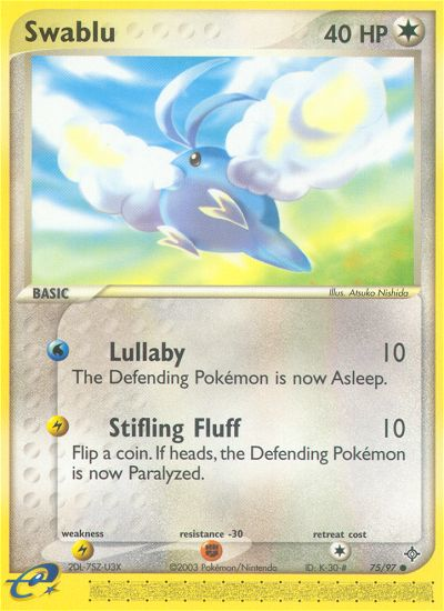 Swablu (75/97) [EX: Dragon] | Odin's Place