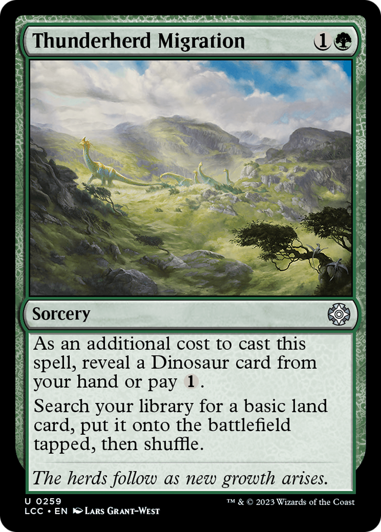 Thunderherd Migration [The Lost Caverns of Ixalan Commander] | Odin's Place