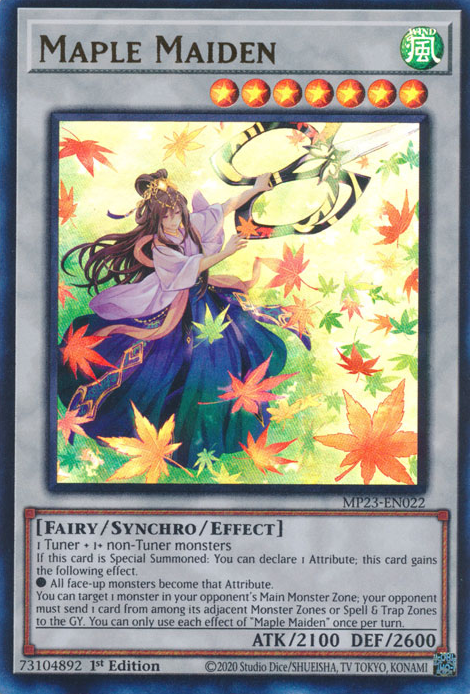 Maple Maiden [MP23-EN022] Ultra Rare | Odin's Place
