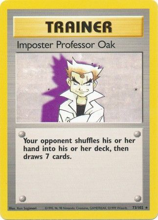 Imposter Professor Oak (73/102) [Base Set Unlimited] | Odin's Place