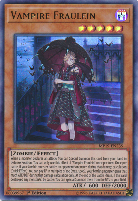 Vampire Fraulein [MP19-EN235] Ultra Rare | Odin's Place