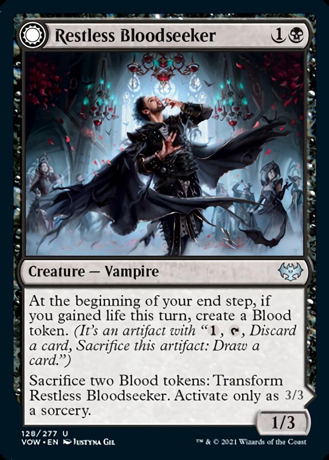 Restless Bloodseeker // Bloodsoaked Reveler [Innistrad: Crimson Vow] | Odin's Place