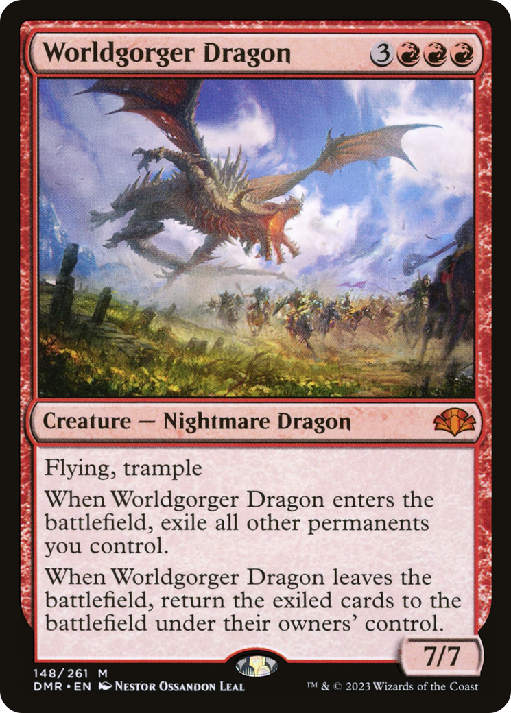 Worldgorger Dragon [Dominaria Remastered] | Odin's Place