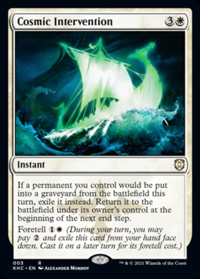 Cosmic Intervention [Kaldheim Commander] | Odin's Place