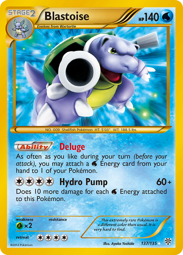 Blastoise (137/135) [Black & White: Plasma Storm] | Odin's Place