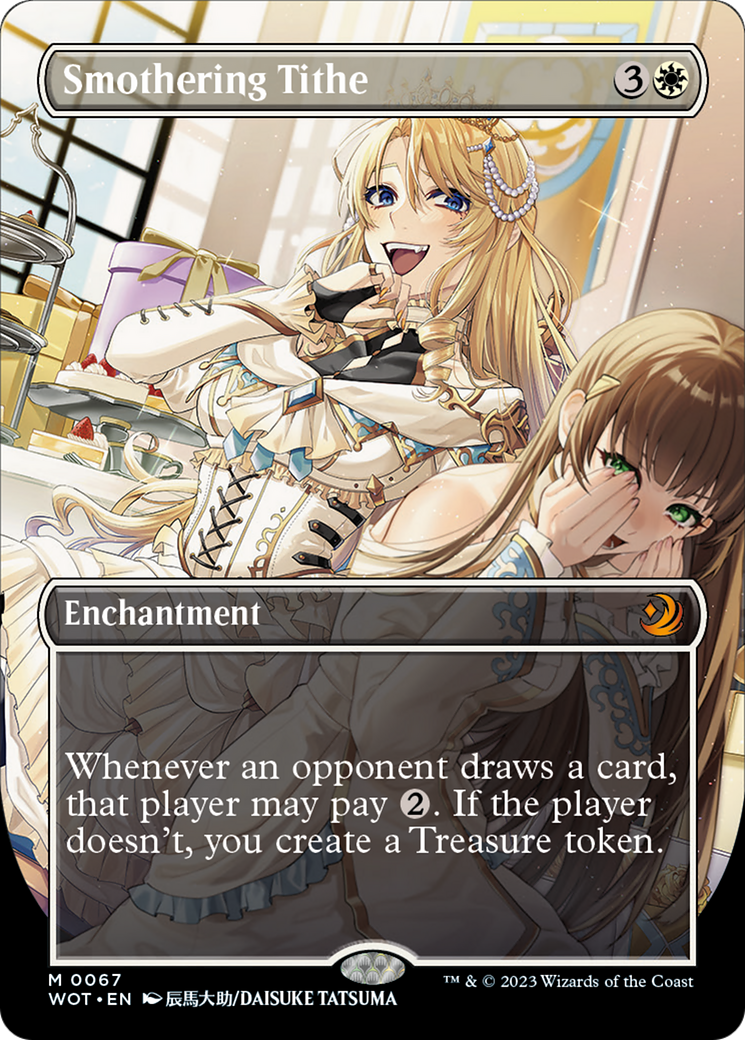 Smothering Tithe (Anime Borderless) [Wilds of Eldraine: Enchanting Tales] | Odin's Place