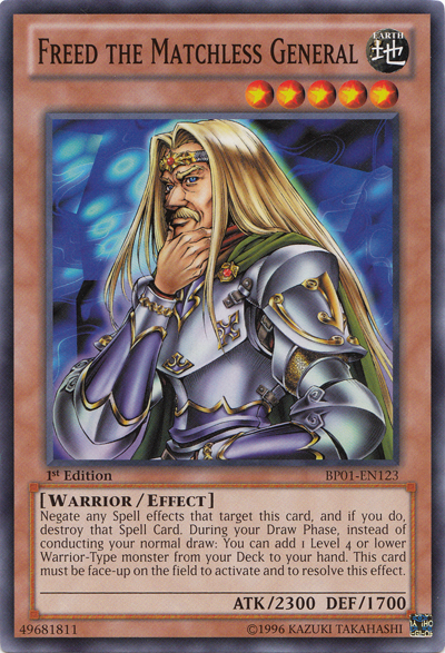 Freed the Matchless General [BP01-EN123] Common | Odin's Place