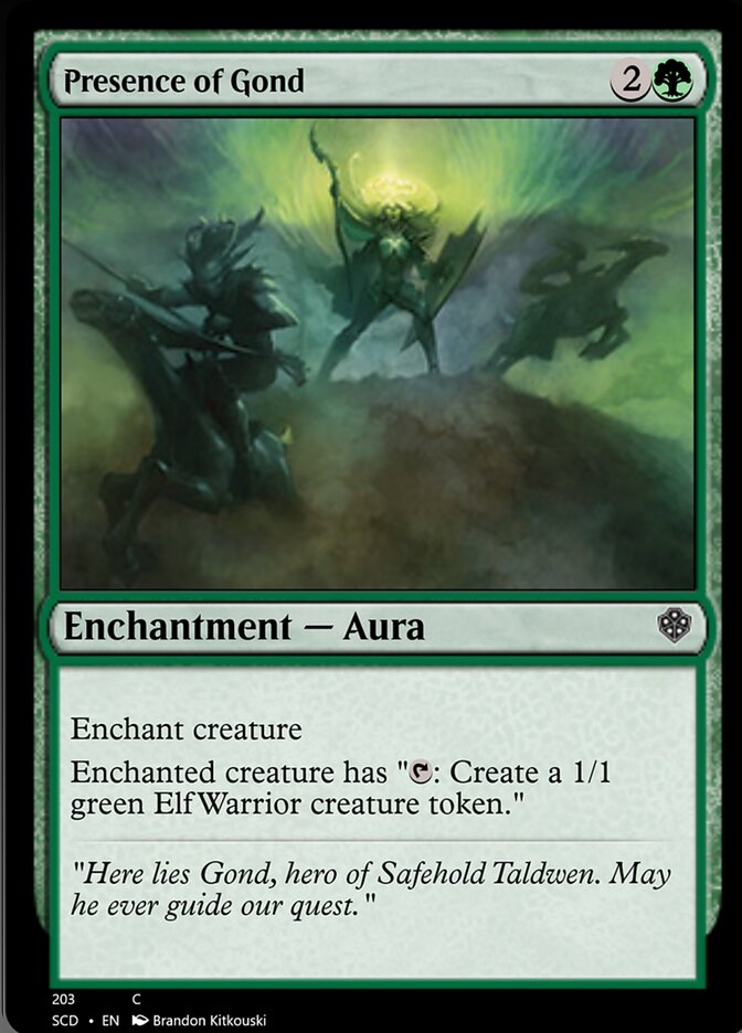Presence of Gond [Starter Commander Decks] | Odin's Place