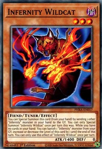 Infernity Wildcat [PHRA-EN017] Common | Odin's Place