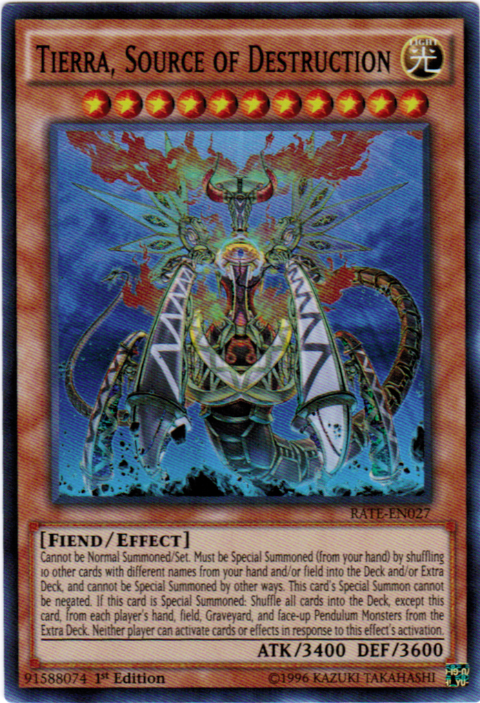 Tierra, Source of Destruction [RATE-EN027] Super Rare | Odin's Place