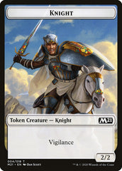 Beast // Knight Double-Sided Token [Core Set 2021 Tokens] | Odin's Place