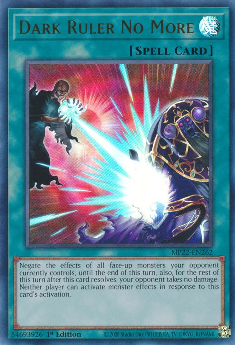 Dark Ruler No More [MP22-EN262] Ultra Rare | Odin's Place