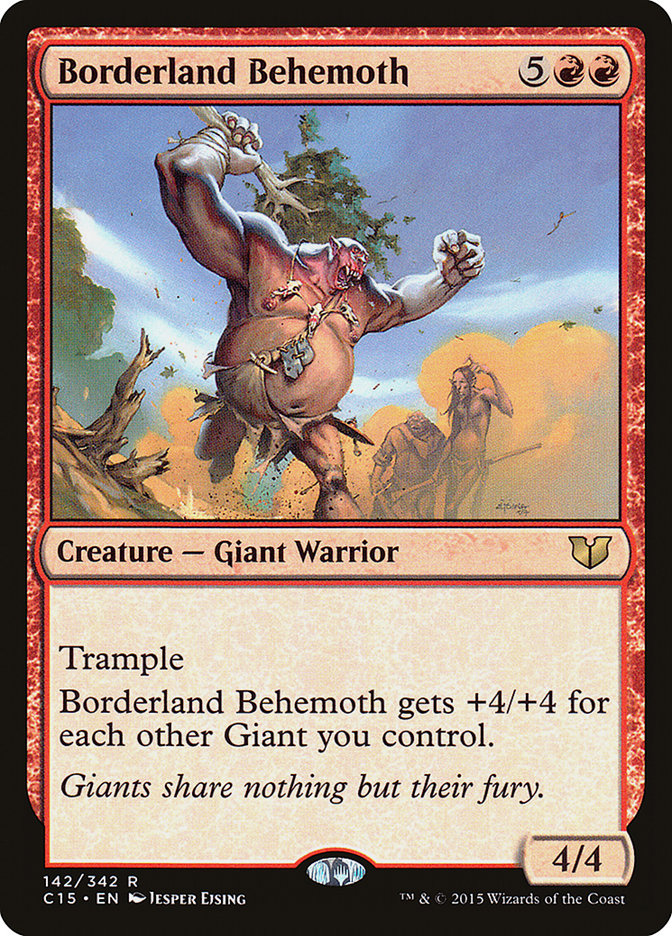 Borderland Behemoth (142) [Commander 2015] | Odin's Place